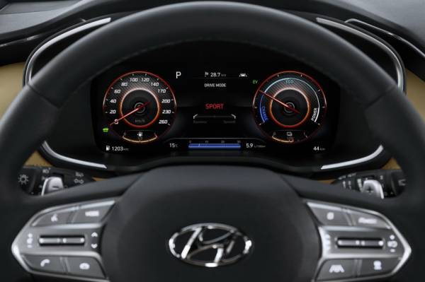 Решетка интегрирует основные фары: Hyundai наконец представил обновленный 2021 Santa Fe 2021 года на новой платформе
