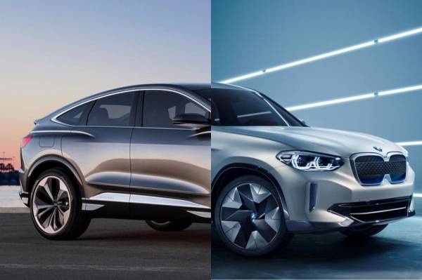 Сравнение стилей: BMW Concept iX3 VS концепт Audi Q4 Sportback e-tron