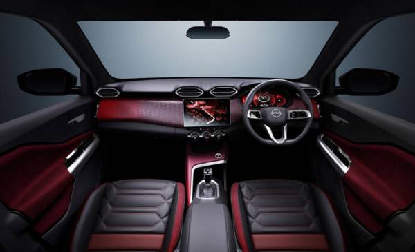 Потрясающий высококлассный интерьер: Nissan показал салон компактного бюджетного кроссовера Nissan Magnite