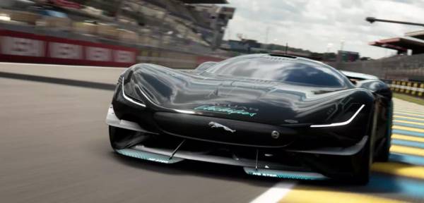 Jaguar Vision GT SV 2021 - невероятно длинный, быстрый и полностью электрический гоночный автомобиль Gran Turismo