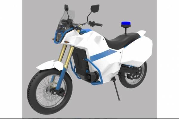 Запатентован новый электромотоцикл "Иж-Пульсар", который будет служить полиции и гражданским