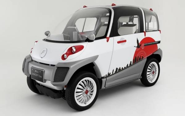 Не только вброд, но и вплавь: японская корпорация Fomm представит модифицированную версию электромобиля