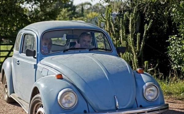 Самый скромный президентский автомобиль бывшего президента Уругвая Хосе Мухике