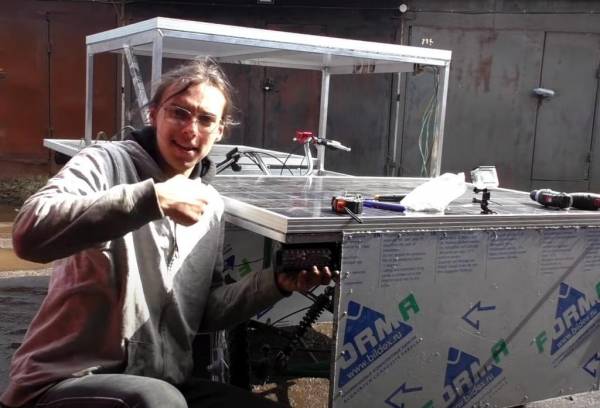 Солнцемобиль: блогер из Петербурга разработал и собрал машину, работающую только на солнечной энергии
