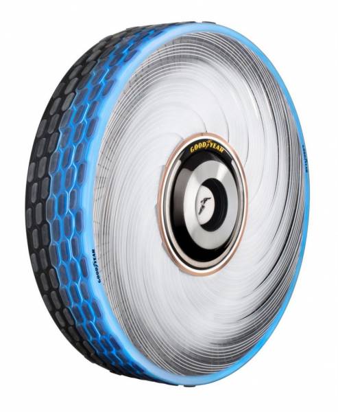 Вечные колеса: Goodyear разработали концепцию самовосстанавливающихся шин по принципу паутины