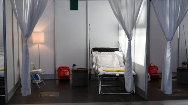 Павильоны, предназначавшиеся для показа новинок Международного автосалона - 2020, переоборудовали под антикоронавирусный госпиталь