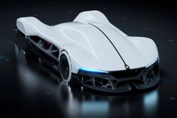 Scalatan, суперкар из будущего, умеет "дышать" кислородом: дизайнер Максимилиан Шнайдер представил футуристический суперкар