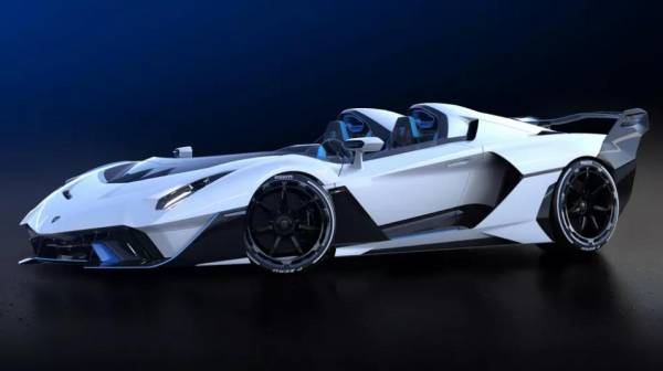 Суперкар SC20 без крыши - самый необычный автомобиль Lamborghini без лобового стекла с двигателем V12 мощностью 759 л.с.