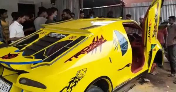 Индия: 30-летний автомеханик из старого Suzuki Swift сделал Lamborghini, посмотрев видео на YouTube